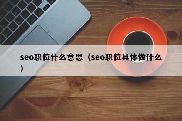 seo职位什么意思（seo职位具体做什么）